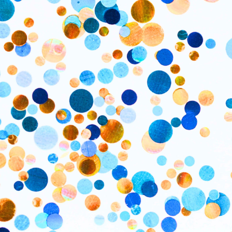 Blue/Gold Bubbles