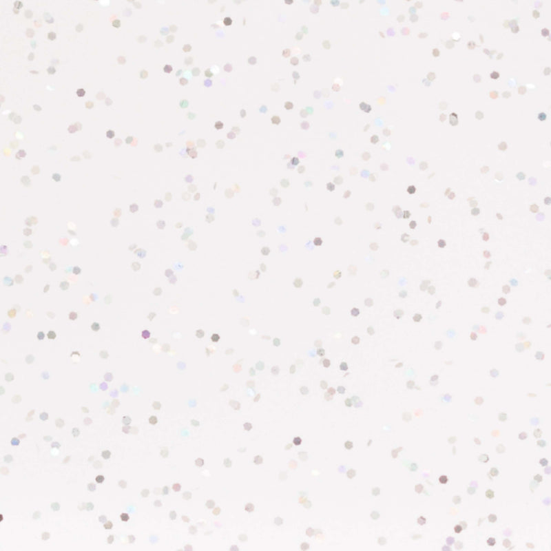 Clear | Silver Glitter