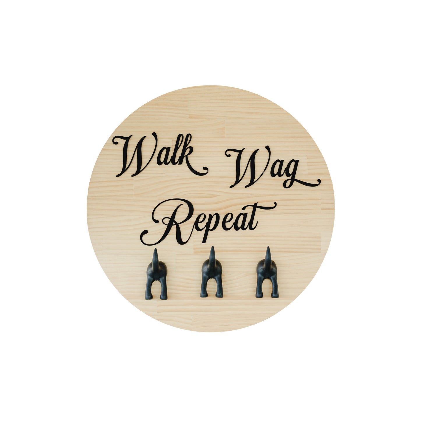Wooden Circular Indoor Sign