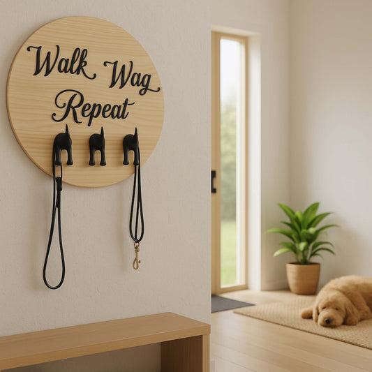 Wooden Circular Indoor Sign
