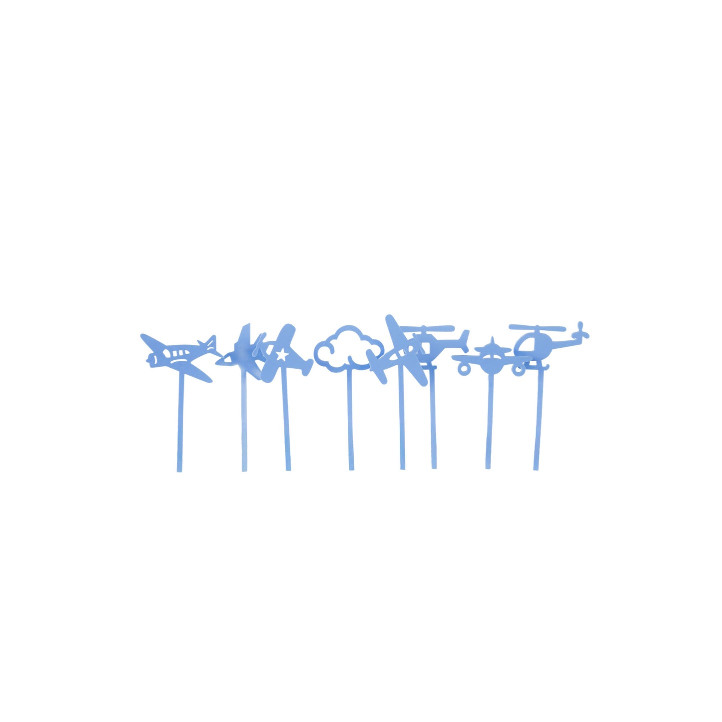Aviation Cake Toppers (Set of 8)