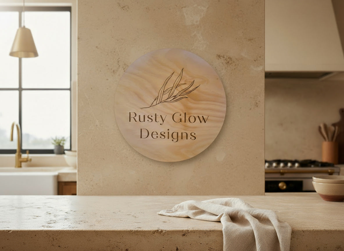 Laser Engraved Business Sign