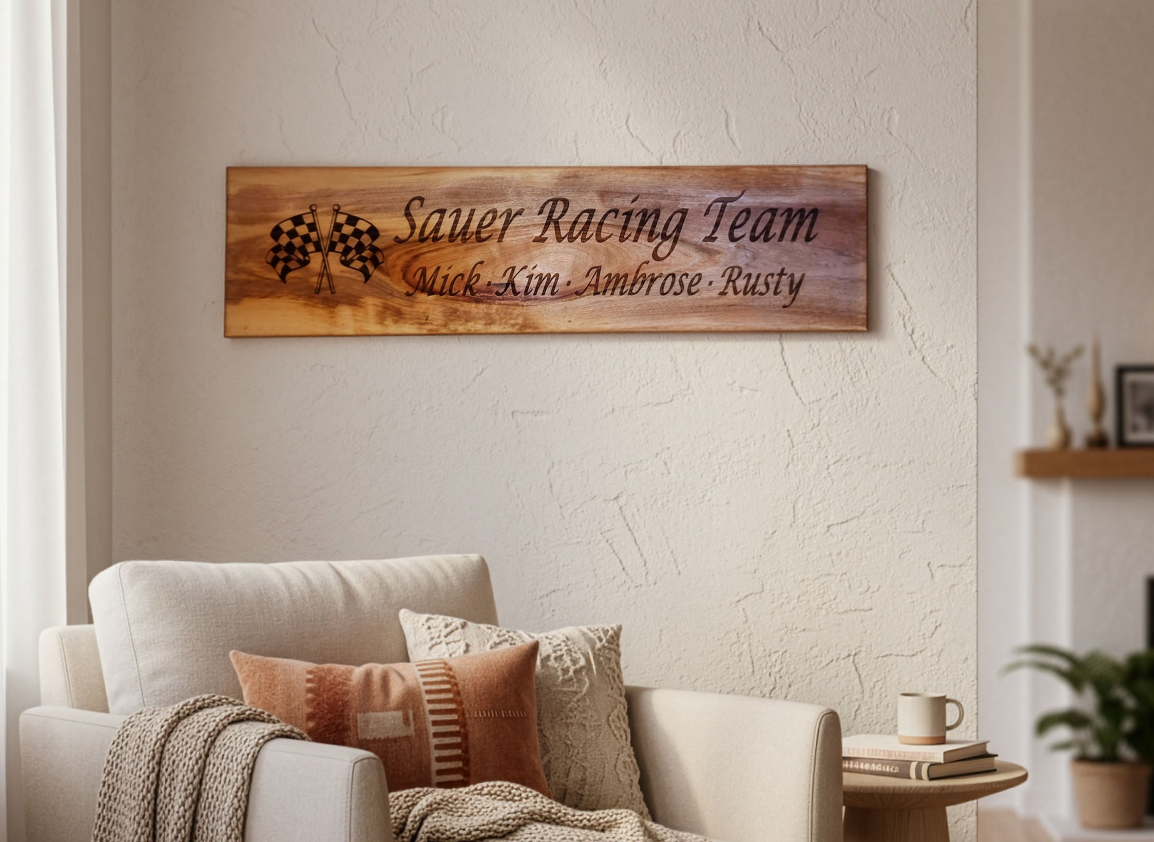 Wooden Family Sign Casino